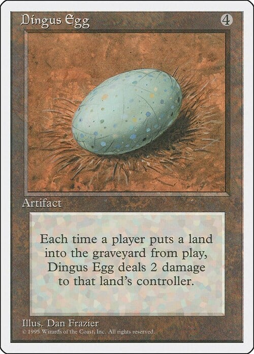 Dingus Egg Card Front