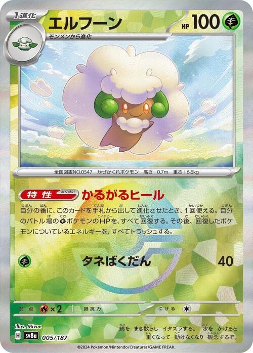 Whimsicott Card Front