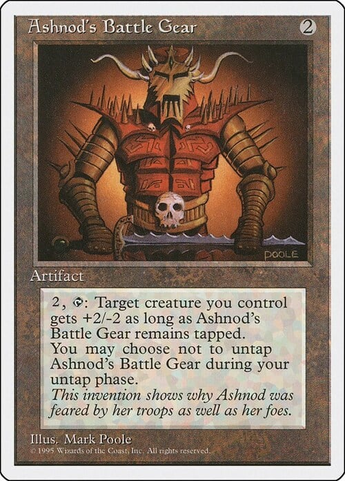 Ashnod's Battle Gear Card Front