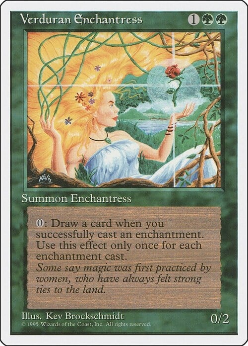 Verduran Enchantress Card Front