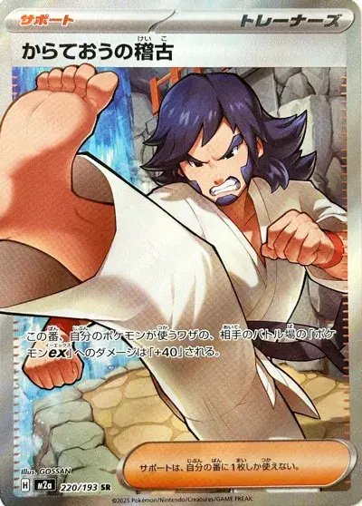 Black Belt's Training Card Front