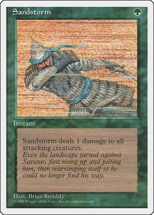Sandstorm Card Front