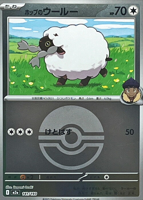 Hop's Wooloo Card Front