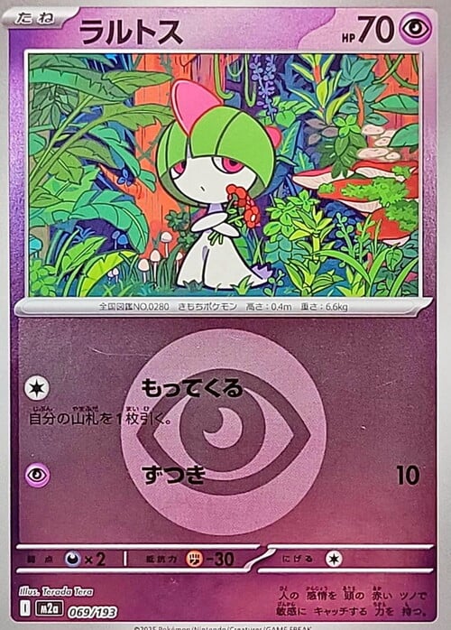 Ralts Card Front
