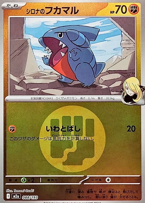 Cynthia's Gible Card Front