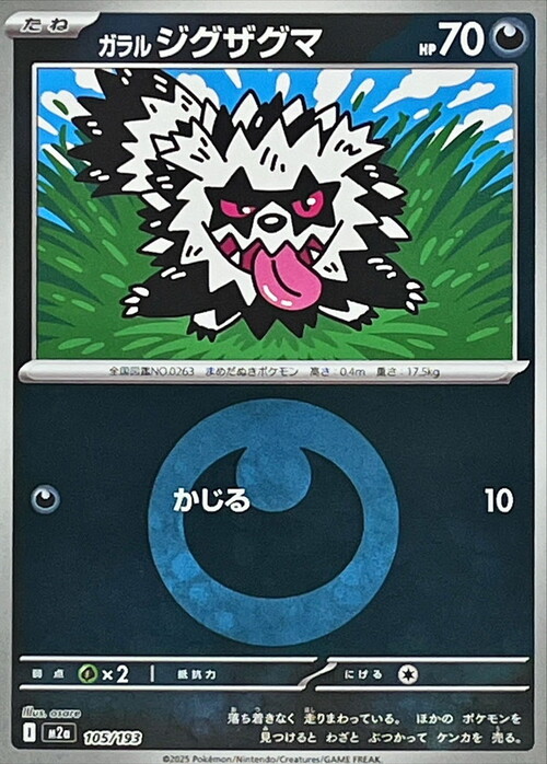 Galarian Zigzagoon Card Front