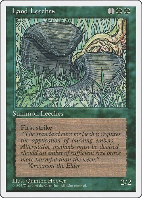 Land Leeches Card Front