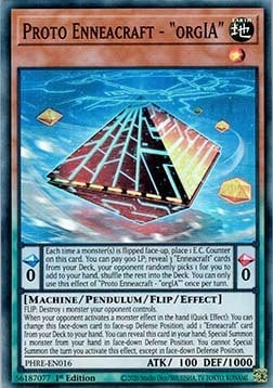 Proto Enneacraft - "orgIA" Card Front
