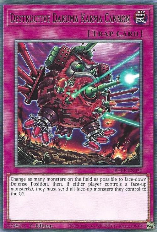 Destructive Daruma Karma Cannon Card Front