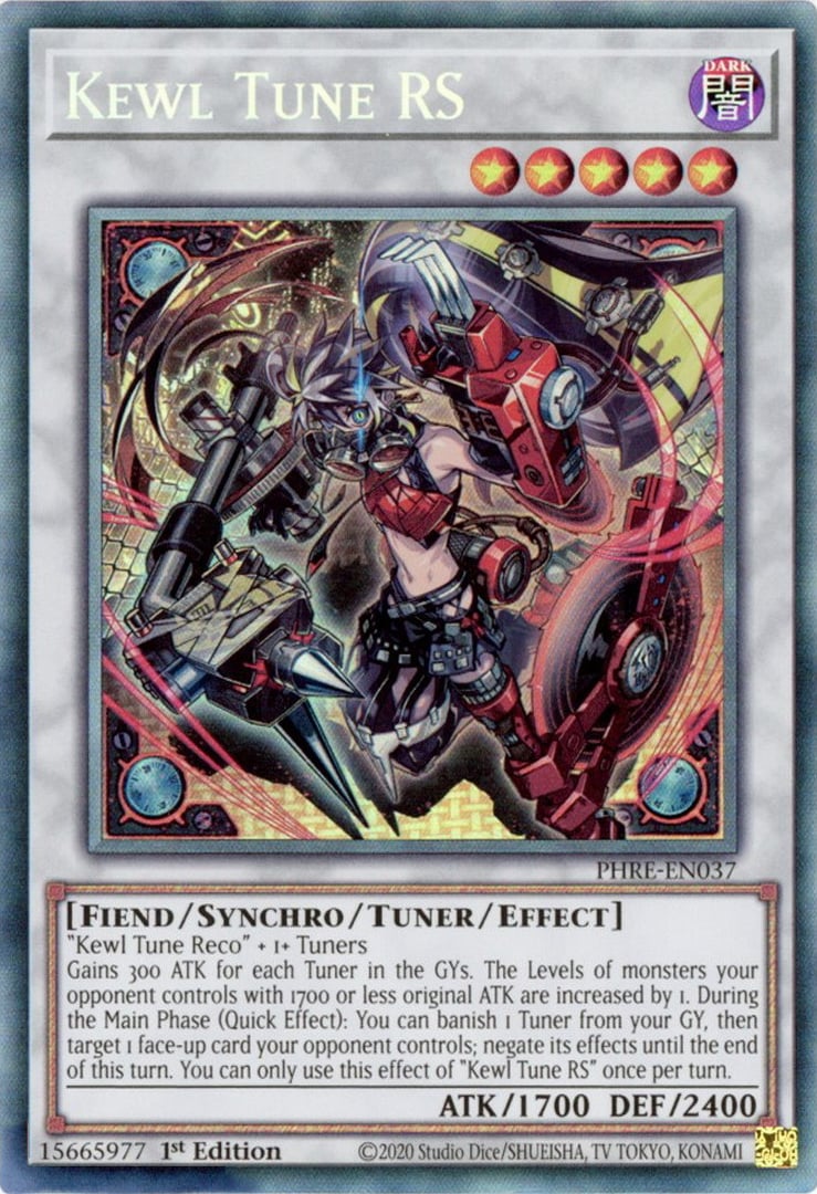yugioh cards tuner Kewl Tune Remix - Super Rare HISU-EN050 - Tatsunoko - Super