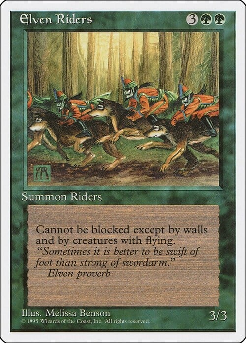 Cavalieri Elfici Card Front