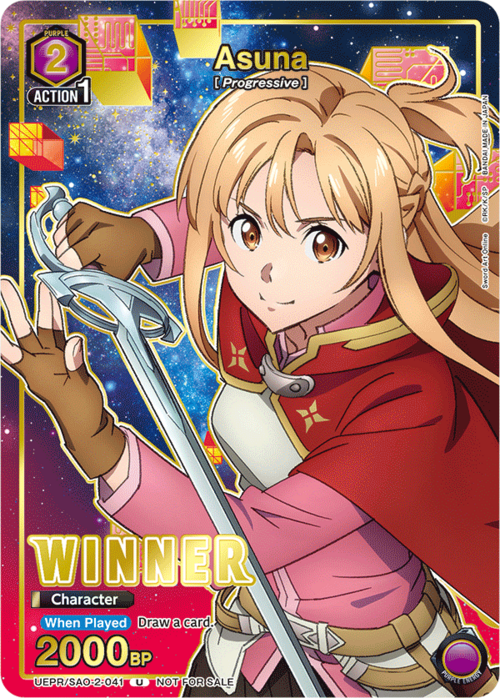 Asuna Card Front