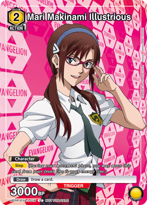 Mari Makinami Illustrious Card Front