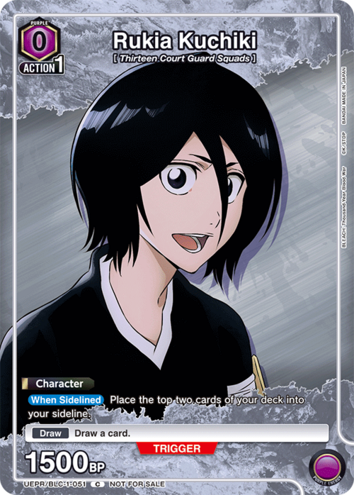 Rukia Kuchiki Card Front