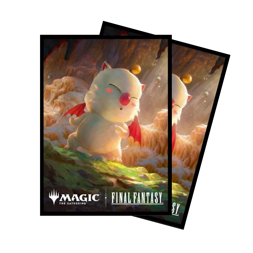 moogle card sleeves Final Fantasy safe polypropylene materials ensure you can sleeve your cards with confidence moogle card sleeves Ultra Pro