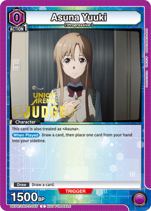 Asuna Yuuki Card Front