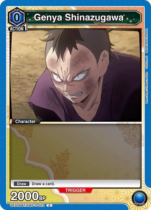 Genya Shinazugawa Card Front