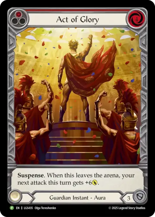 Act of Glory (Red) Card Front