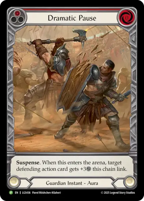 Dramatic Pause (Red) Card Front