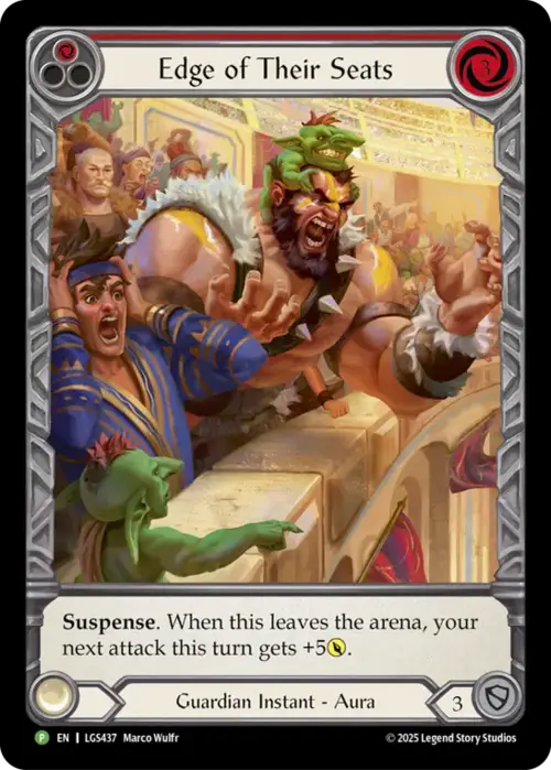 Edge of Their Seats (Red) Card Front