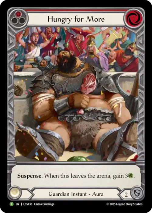 Hungry for More Card Front