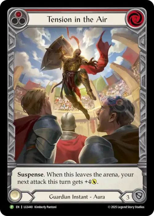 Tension in the Air (Red) Card Front