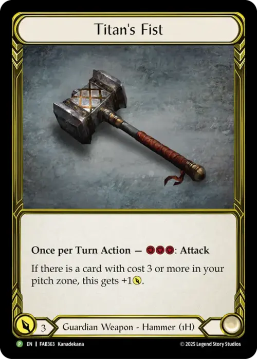Titan's Fist Card Front