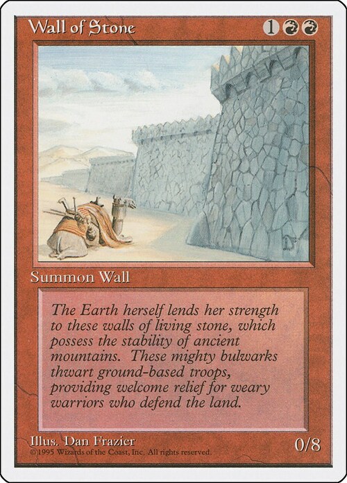 Wall of Stone Card Front