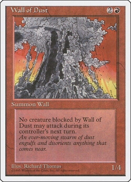 Wall of Dust Card Front