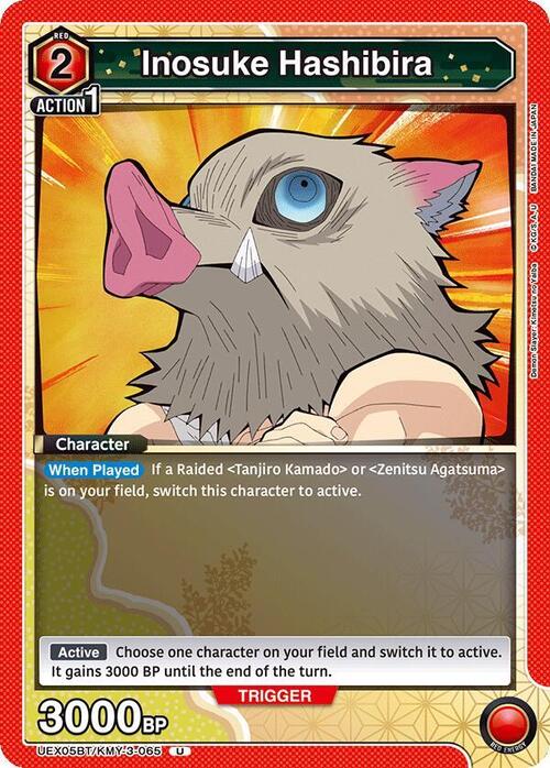 Inosuke Hashibira Card Front