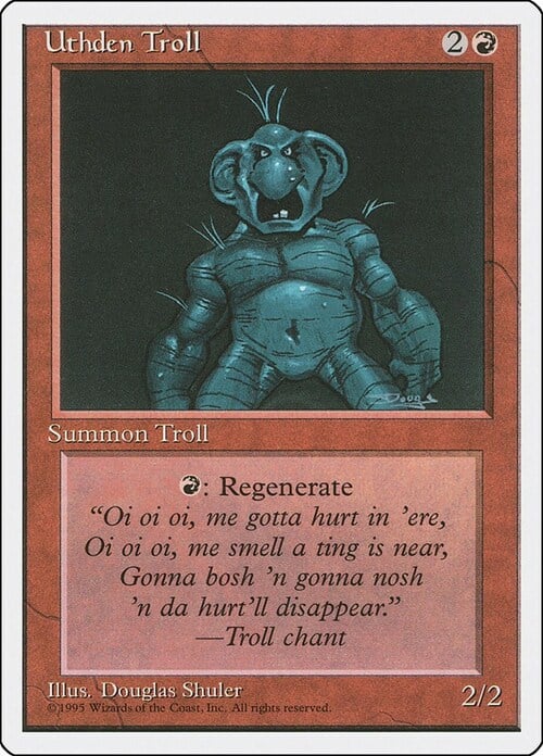 Uthden Troll Card Front