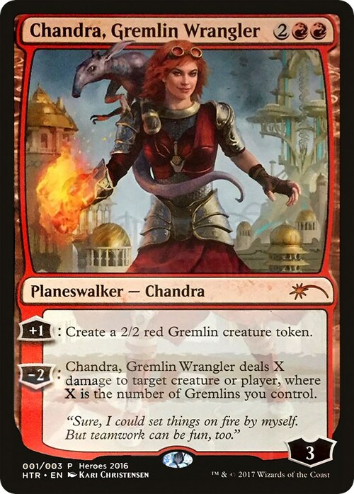 Chandra, Gremlin Wrangler Card Front