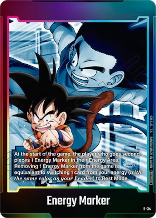 Energy Marker "Son Goku" Card Front