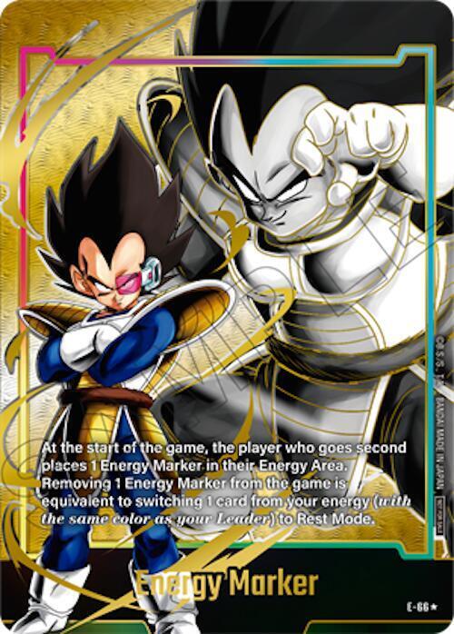 Energy Marker "Vegeta" Card Front