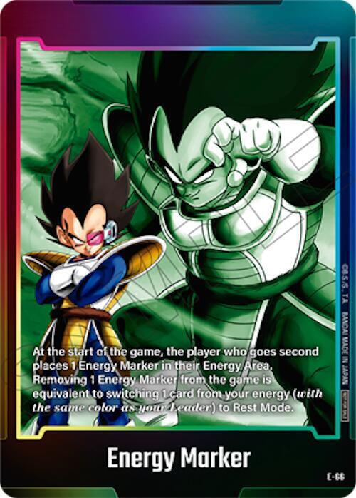 Energy Marker "Vegeta" Card Front