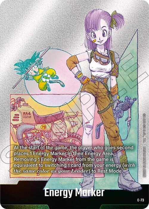 "Bulma" Energy Marker Card Front