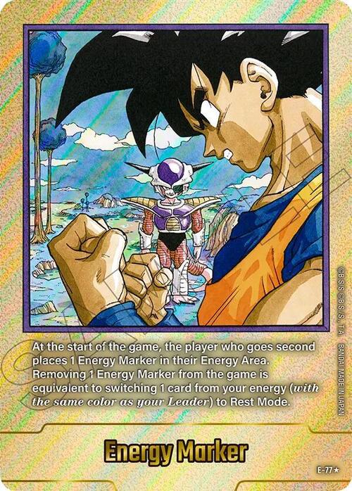"Son Goku" Energy Marker Card Front