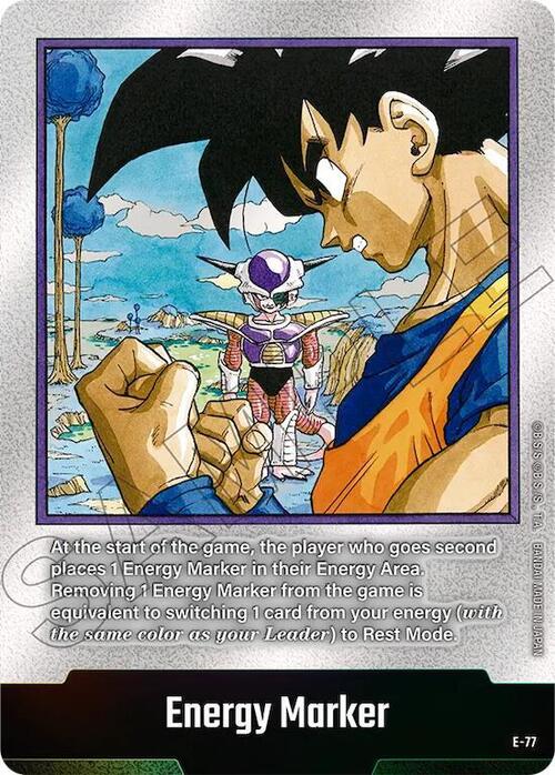 "Son Goku" Energy Marker Card Front