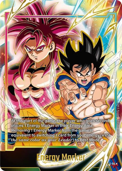 "Son Goku" Energy Marker Card Front