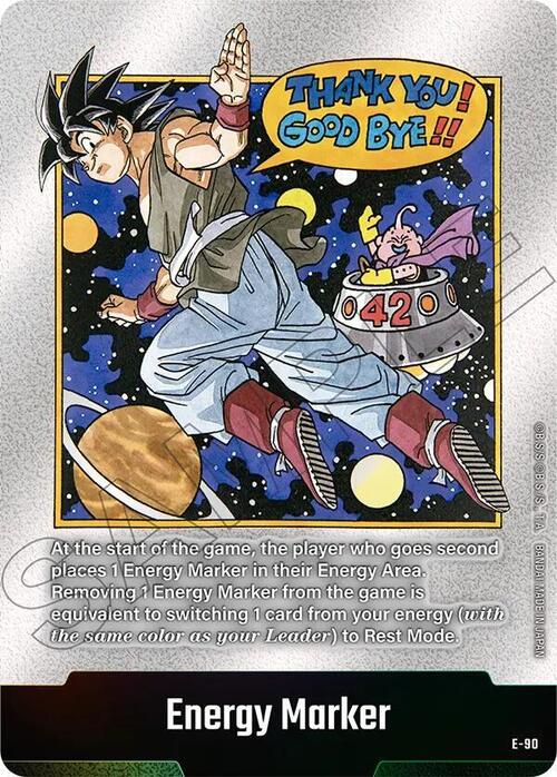 "Son Goku" Energy Marker Card Front