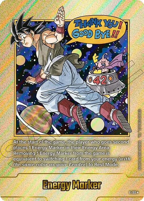 "Son Goku" Energy Marker Card Front