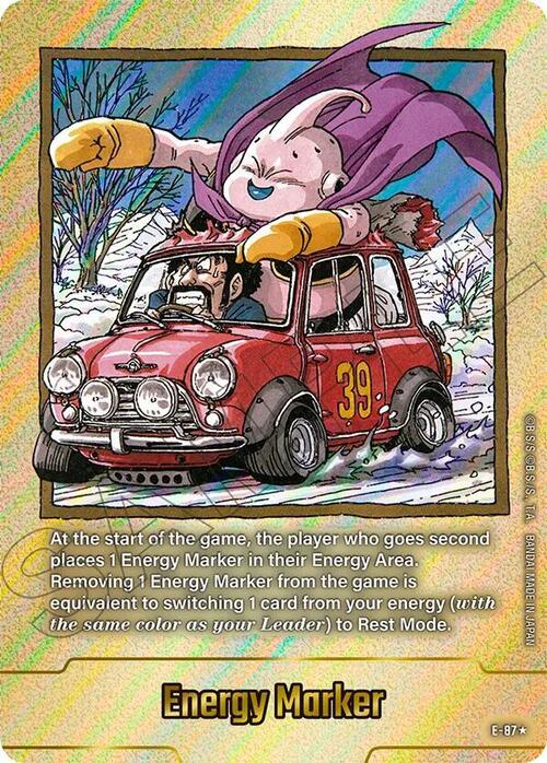 "Majinbuu & Mr.Satan" Energy Marker Card Front