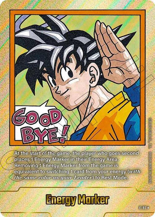 "Son Goku" Energy Marker Card Front