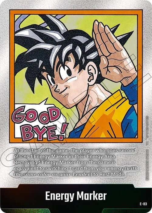 "Son Goku" Energy Marker Card Front