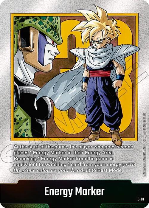 "Cell & Son Gohan" Energy Marker Frente