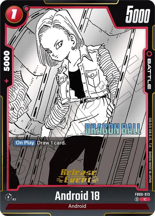 Android 18 Card Front