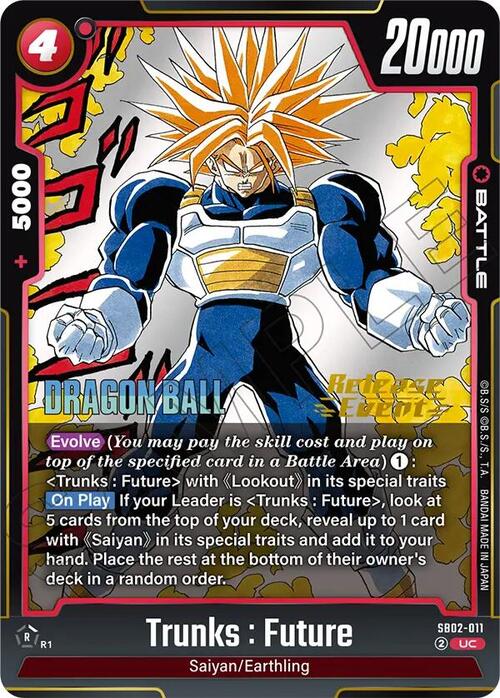 Trunks : Future Card Front