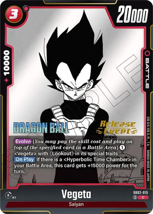 Vegeta Card Front