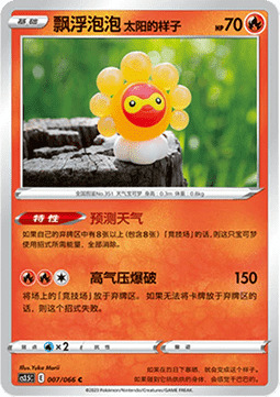 Castform Forma Sol Frente