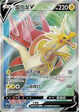 Dracozolt V Card Front